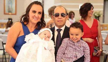  Alejandra Luna, Francisco Gutiérrez, Montse y Alonso Gutiérrez.