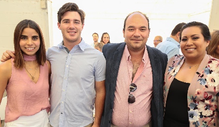  Rocío de la Vega, Miguel Meade, Adolfo Gutiérrez y Ángelica Flores.