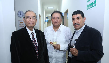  Benjamín Moncada, Javier Isordia y Tomás Lascano.