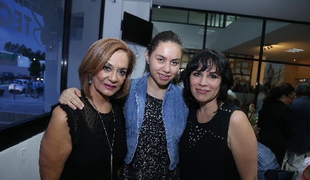  Marcela Mier, Emma Lastras y Gaby.