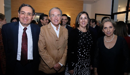  Jesús Rosillo, Juan Manuel Carreras, Lorena Valle y Mercedes Lastras.