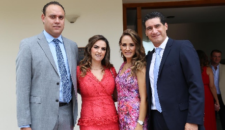 Francisco Torres, Maripepa Muriel, Alejandra Salas y Amadeo Calzada.