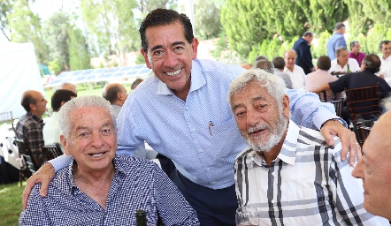  Carlos Quintanilla, Félix Bocard e Ignacio Ortega.