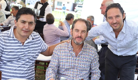  Alejandro Espinosa, Jordi Abella y Julián Ramírez.