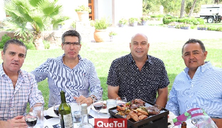  Eduardo Gómez, Mauricio Alcalde, José Ángel Morales y Manuel de la Torre.