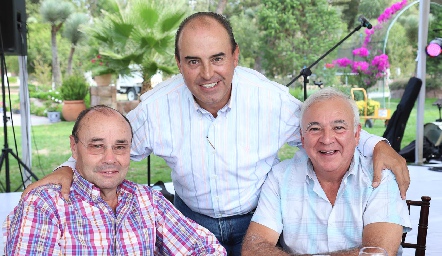  Fernando López, Fernando Pérez y Jorge Domínguez.