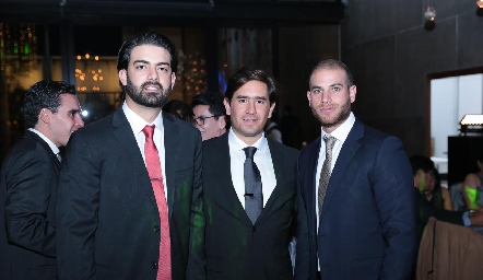  Roberto Abud, Fernando Abud y Samer Medlich.