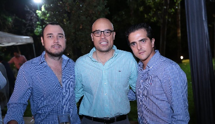  Luis González, Germán Sotomayor y Luis Fernando Lárraga.