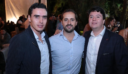  Xavier Azcárate, Guillermo Romero y Bolillo Zollino.