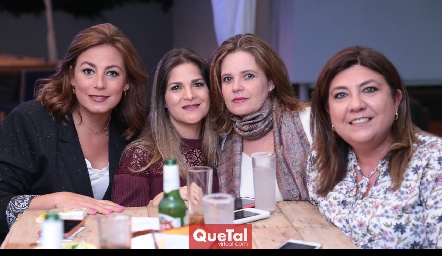  Mariana Azcargota, Victoria Canseco, Eva Anaya y Tania Morales.