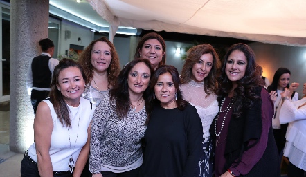 Laura Vargas, Tania Morales, Iliana Ávila, Adriana Ocaña, Laura Acosta, Karla Chalita y Nuria Delgado.