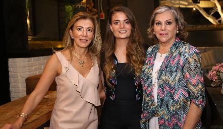 Anna Meade, María Lorca y Clara Elena Montiel.