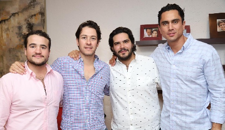  Juan Pablo Aranda, Mauricio Dibildox, Anuar Zarur y Gonzum González.