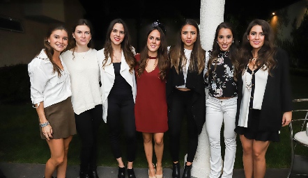  Marcela Zacarías, Gretel Fernández, Jimena Colunga, Claudia Antunes, Sofía Villegas, María José Ascanio y Vicky Álvarez.