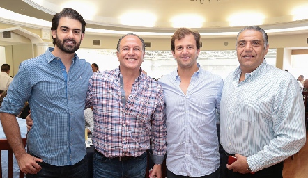  Roberto Abud, Mario Dahda, Alejandro Abud y Gerardo Linares Mahbub.