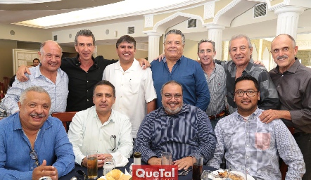  En el festejo de Fernando Abud.