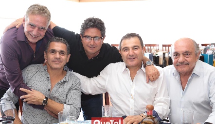  David Dauajare, Mauricio Abud, Gerardo Rodríguez, Antonio Musa y Juan Sarquis.