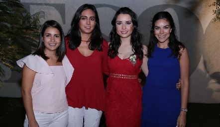  Bety Lázaro, María Berrueta, Gaby Díaz Infante y Ana Laura Rodríguez.
