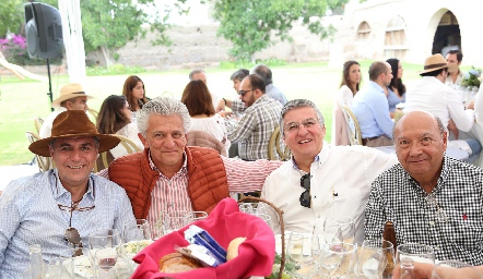  Raúl Serrano, Luis Manuel Jiménez, Carlos Jiménez y Guillermo Trujillo.