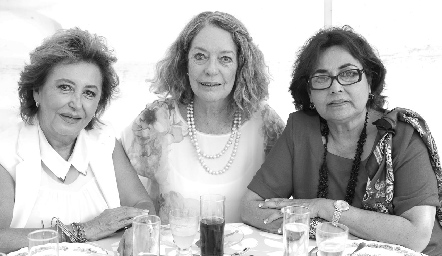  Kena Díaz de León, Patzy Harris y Malena Fernández.