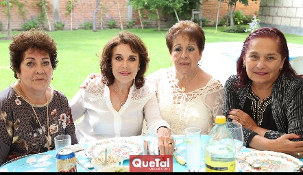 , Irma Fanti, Gema Nieto, Raquel Méndez y Lidia Sánchez.