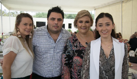  Adriana García, David González, Aurora García y Aurora Martínez.