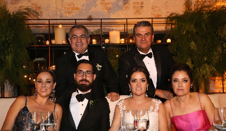  Juan Gómez, José Luis Torre, Maribel Cuétara, Juan Antonio Gómez, Isabel Torre y Conchita Gutiérrez .