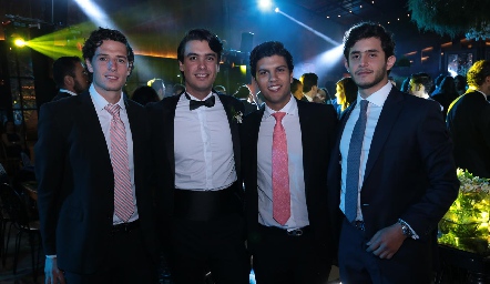  Diego Jourdain, Jojo Torre, Juan Manuel Piñero y Julián Abud.