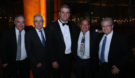  Alberto Lozano, Carlos Mancilla, José Luis Torre, Celio Ramírez y Miguel Ángel Zárate.
