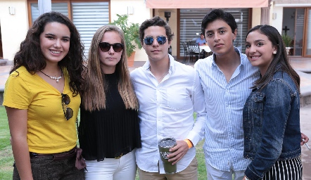  Natalia Hampshire, Dany Rodríguez, Javier Duarte, José Miguel Ruiz y Marijó Duque.