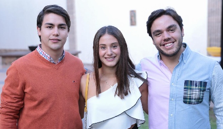  Héctor Herrera, Alexia Revuelta y Miguel Padilla.