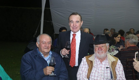  Abelardo Uría, Mario Benavente y Guillermo Pizzuto.