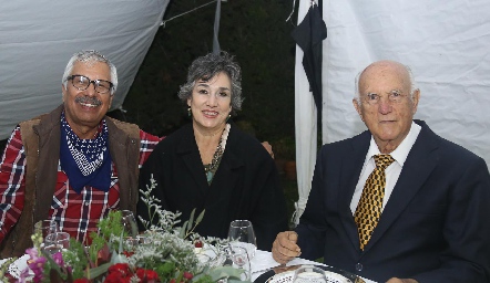  Enrique Novoa, Odel Leal y Óscar Páramo.