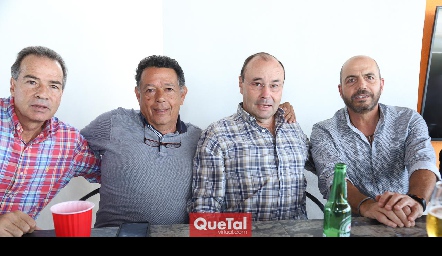  José Luis Hernández, José Luis Meade, Fernando López y Jeppo Mahbub.