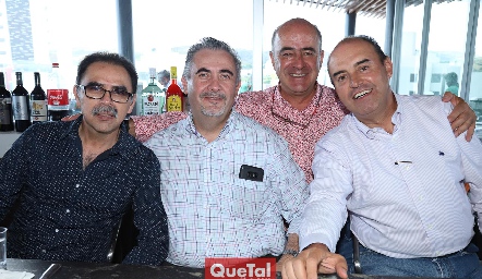  Javier Silva, Jorge Mauricio, Rafael Olmos y Fernando Pérez.