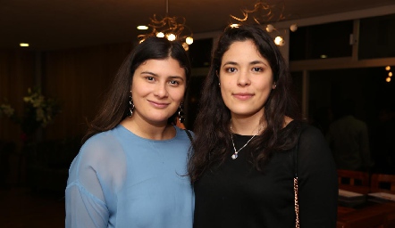  Ana Sofía Díaz y Aranza Ávila.
