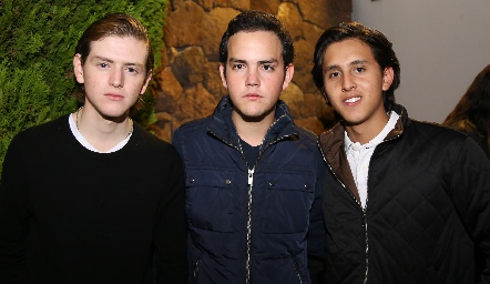 Patricio del Pozo, Nacho Gascón y Marco Guerrero.