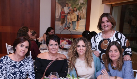  Laura Valle, Tita García, Gaby Serment, Mónica Berlanga y Josefina Gutiérrez.
