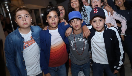  Massimo, Fran, Andrés y Juan Pablo.