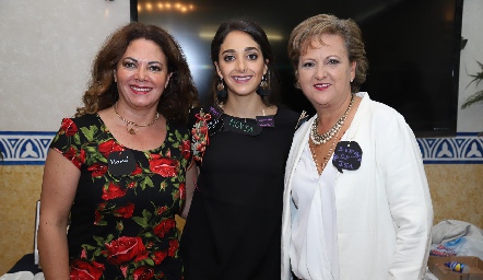  Mónica Gordoa, Isa Villanueva y Patricia Ress.