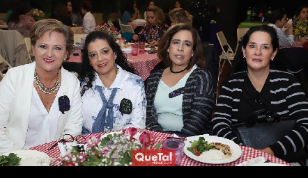  Patricia Ress, Claudia Díaz de León, Ana Lilia Macías y Patricia Araiza.
