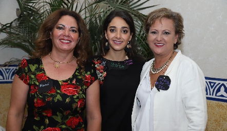  Mónica Gordoa, Isa Villanueva y Patricia Ress.