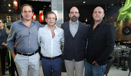  Manolo Abad, Juan Carlos Feres, Félix Feres y Jorge Atala.