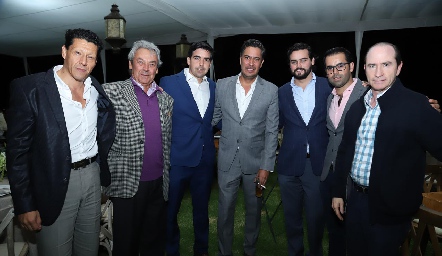  Gabriel Zarate, Manuel, Manuel Labastida, Sebastián Rosillo, Rodrigo, Fernando Labastida y Rodak Palau.