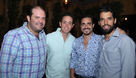  Armando Villaseñor, Chino Romo, José Luis Villaseñor y Alejandro Romo.