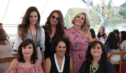  Sigrid Werge, Maru Díaz infante, Sylvia Aguilar, Pina Cadena, Beatriz Treviño y Fabiola González.