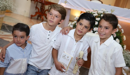  Rodrigo, Mau, Marcelo y Ricardo.