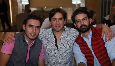  Xavier Azcárate, Fernando y Roberto Abud.