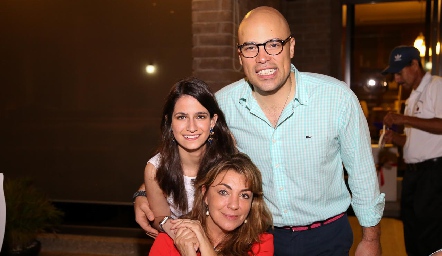Mónica Medlich, Nuria Lozano y Germán Sotomayor.