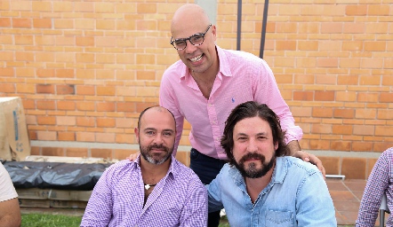  Germán Sotomayor, Jorge Puga y Diego Rodríguez.
